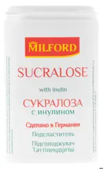 Milford Sucralose Заменитель сахара с инулином, таблетки, 370 шт. фото