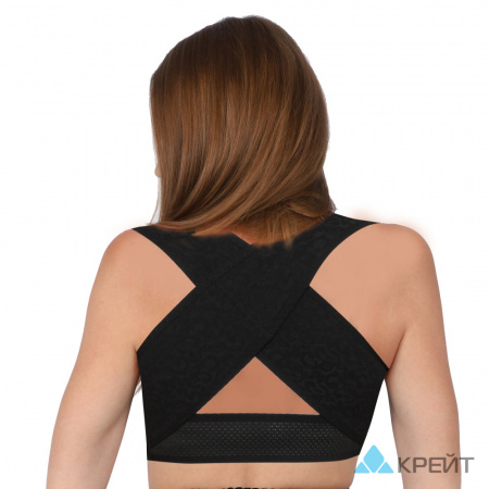 Крейт Реклинатор ортопедический, р. 6, 1 шт, черный, арт. Д-130 из кружевного полотна фото