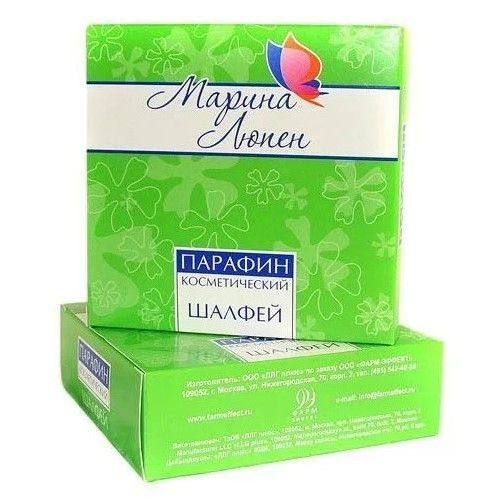 Марина Люпен Парафин косметический, субстанция-пластинки, 250 г, 1 шт, шалфей фото