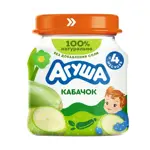 Агуша детское пюре, пюре, 80 г, 1 шт, кабачок фото