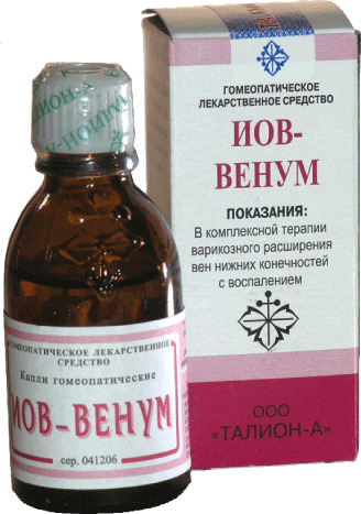 Иов-венум, капли гомеопатические, 25 мл, 1 шт. фото