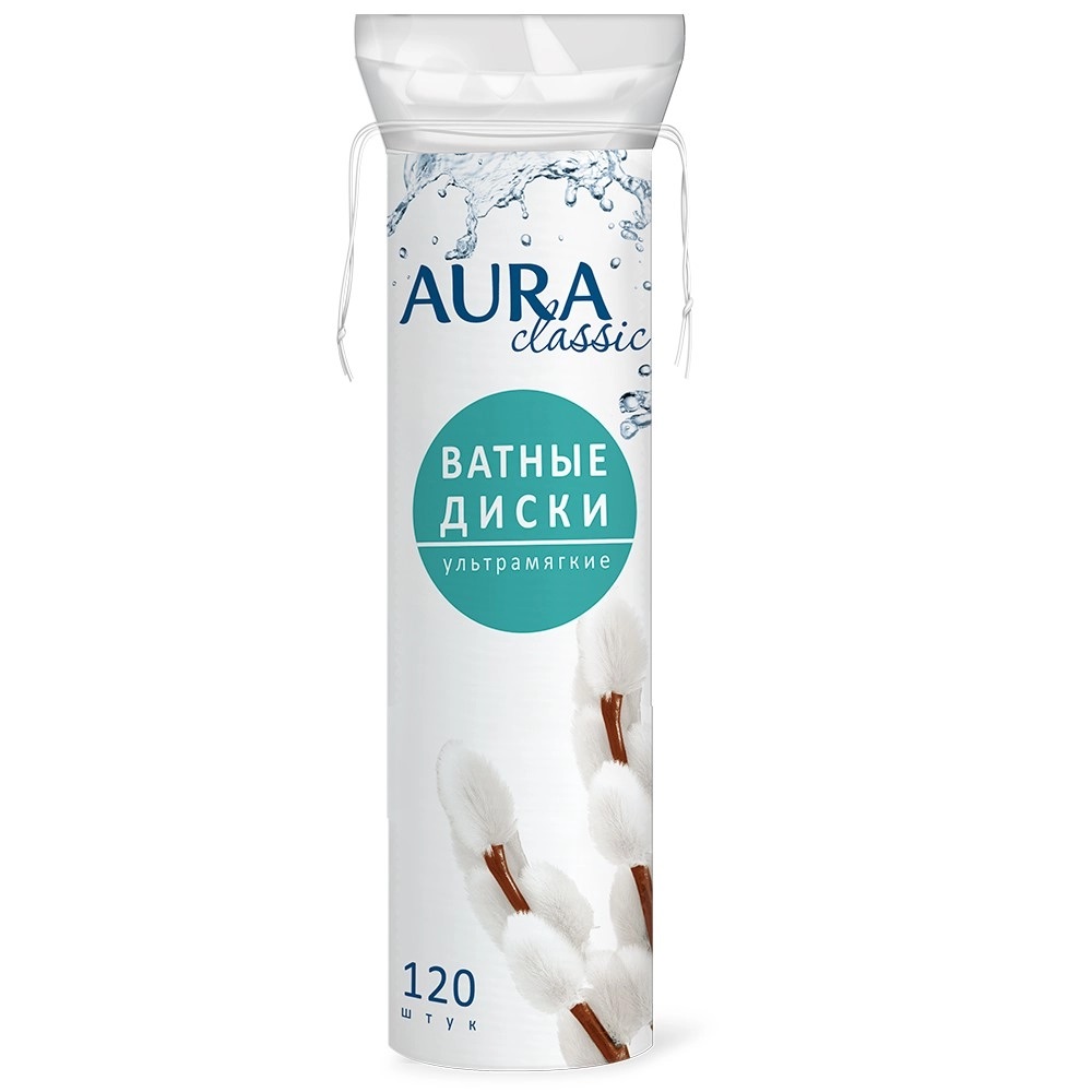 Aura Classic Ватные диски, 120 шт. фото
