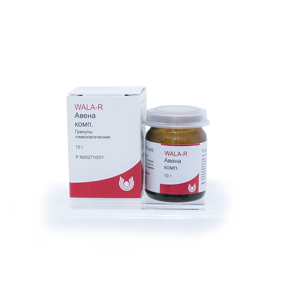 Авена комп., гранулы гомеопатические, 10 г, 1 шт. фото