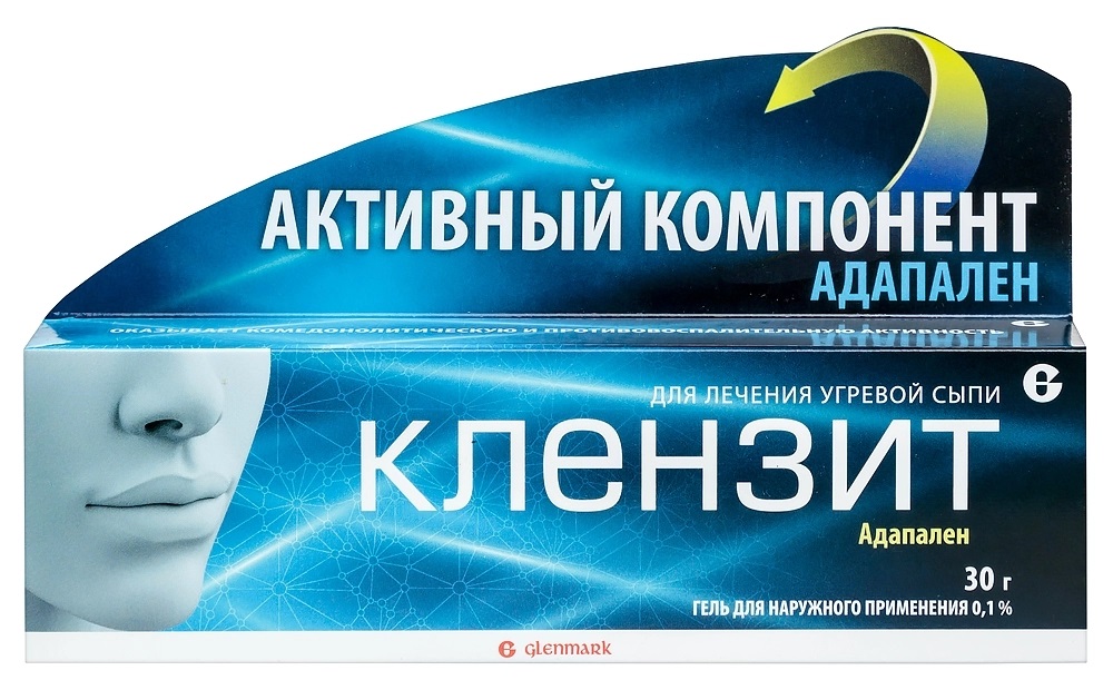 Клензит, 0.1%, гель для наружного применения, 30 г, 1 шт. фото