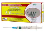 SFM Шприц инъекционный одноразовый 3-х компонентный, 3 мл, шприц в комплекте с иглой, 10 шт, 23G (0,6х30) фото