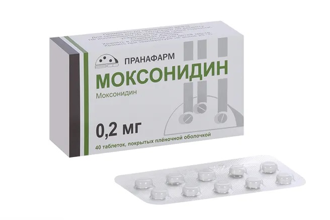 Моксонидин, 0.2 мг, таблетки, покрытые пленочной оболочкой, 40 шт. фото