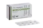 Моксонидин, 0.2 мг, таблетки, покрытые пленочной оболочкой, 40 шт. фото 