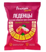 Радоград Леденцы на основе сибирских трав с витаминами, леденцы, 15 шт, малина + груша фото