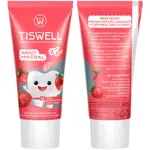Tiswell nano mineral зубная паста реминерализующая с наногидроксиапатитом детская, зубная паста, 60 г, 1 шт, клубничный пломбир, 2-6 лет фото 2