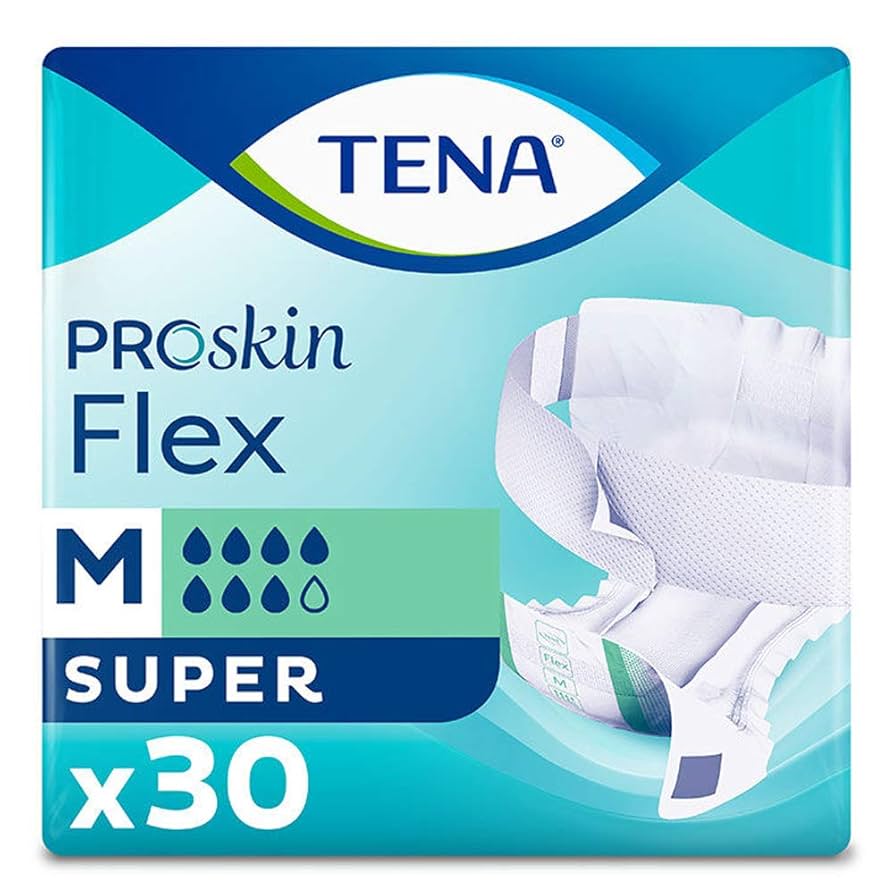 Tena Flex Super Подгузники для взрослых, Medium M, 30 шт, 71-102 см фото