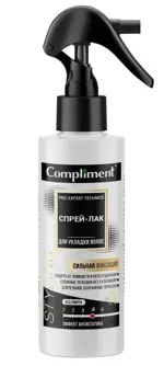 Compliment pro-expert technics спрей-лак для укладки волос, спрей, 200мл, 1 шт. фото 1