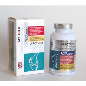 Арстига, 500 мг + 400 мг, капсулы, 100 шт. фото