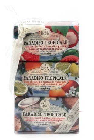 Nesti dante paradiso tropicale Мыло Тропический рай, мыло, 250 г, 3 шт. фото