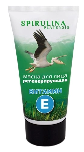 Спирулина-фитосила маска для лица регенерирующая с витамином Е, маска для лица, 150 мл, 1 шт. фото