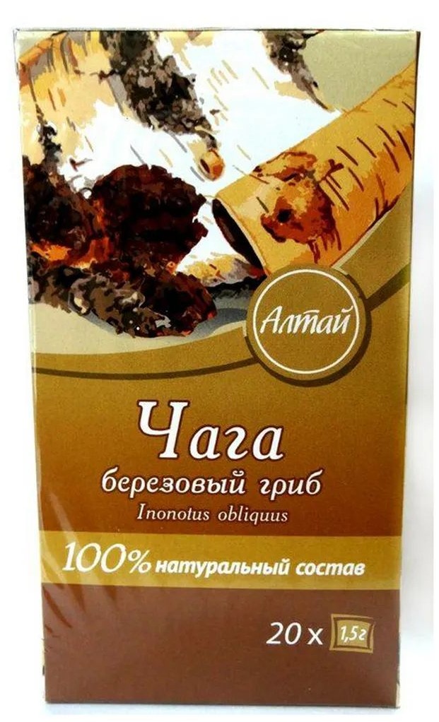 Фито-Алтай Чага (березовый гриб), фиточай, 1.5 г, 20 шт. фото