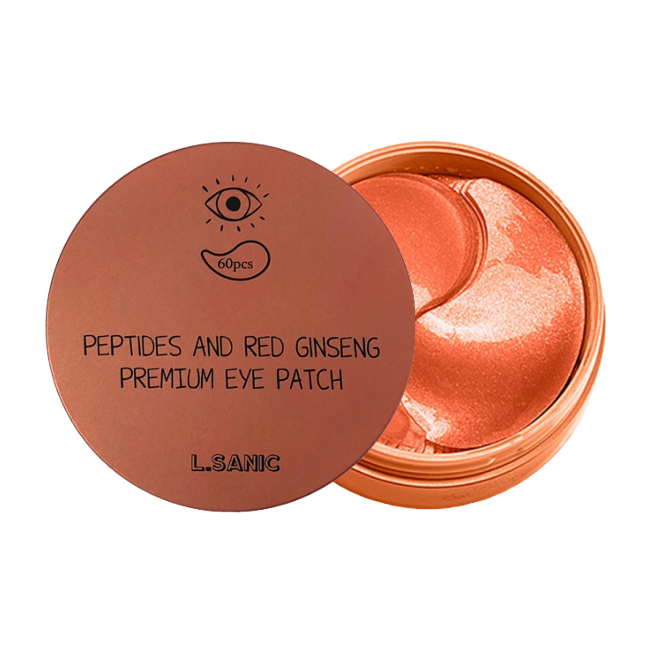 L.Sanic патчи с пептидами и экстрактом красного женьшеня, патчи, 60 шт. фото