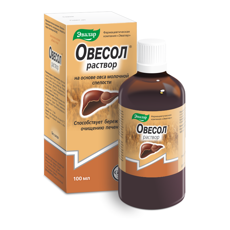 Овесол, раствор для приема внутрь, 100 мл, 1 шт. фото