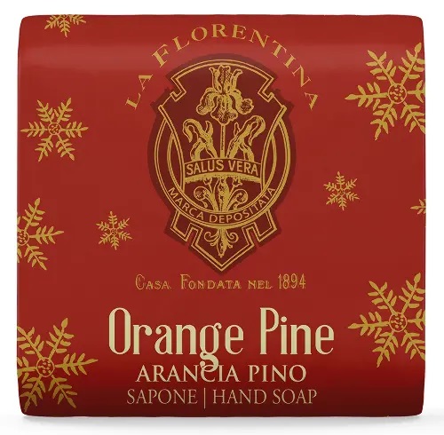 La Florentina Мыло туалетное, мыло твердое, 106 г, 1 шт, апельсин + хвоя фото