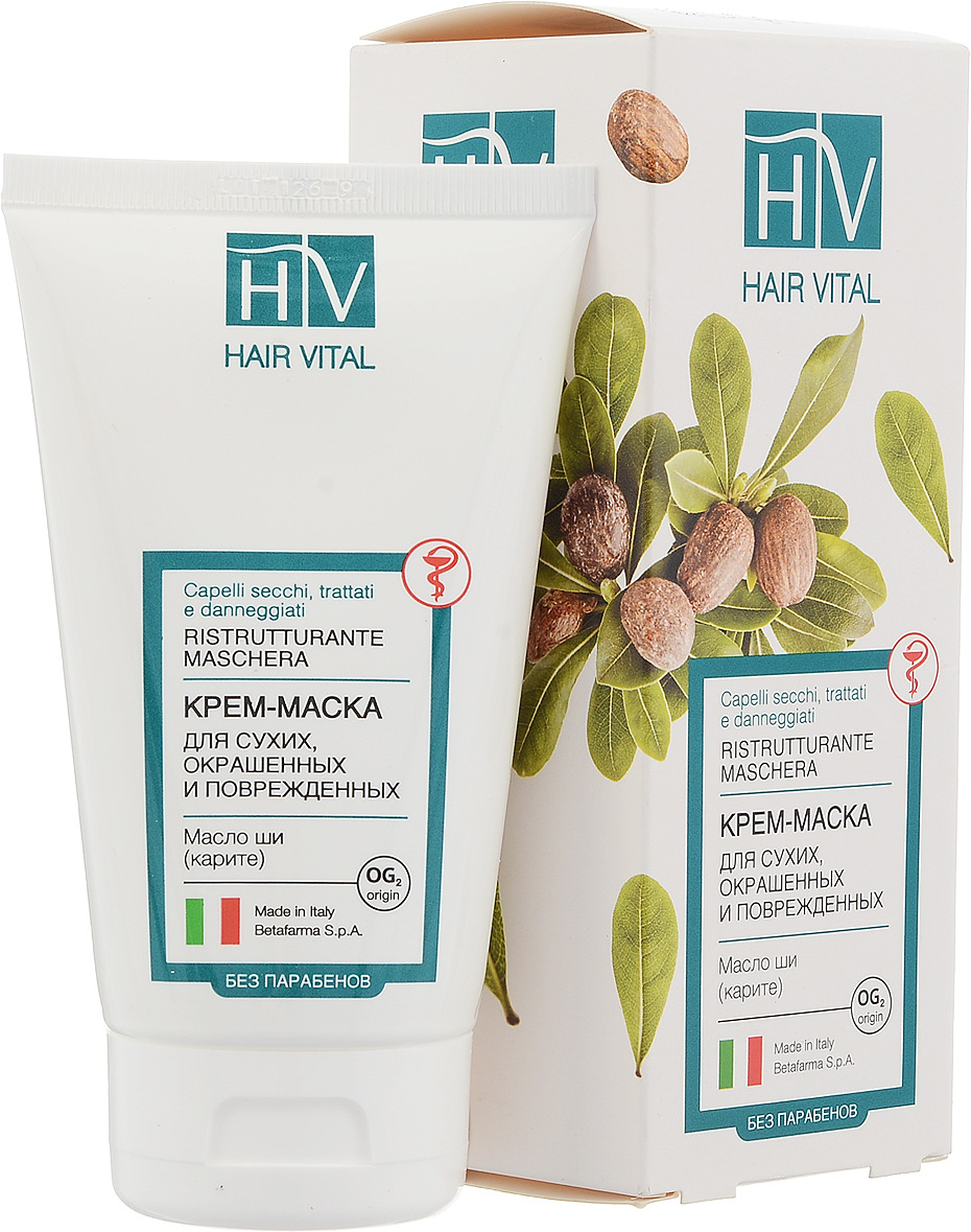 Hair Vital Крем-маска для поврежденных волос, маска для волос, 150 мл, 1 шт. фото