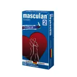 Masculan Classic 2, презервативы, 10 шт, с пупырышками фото 