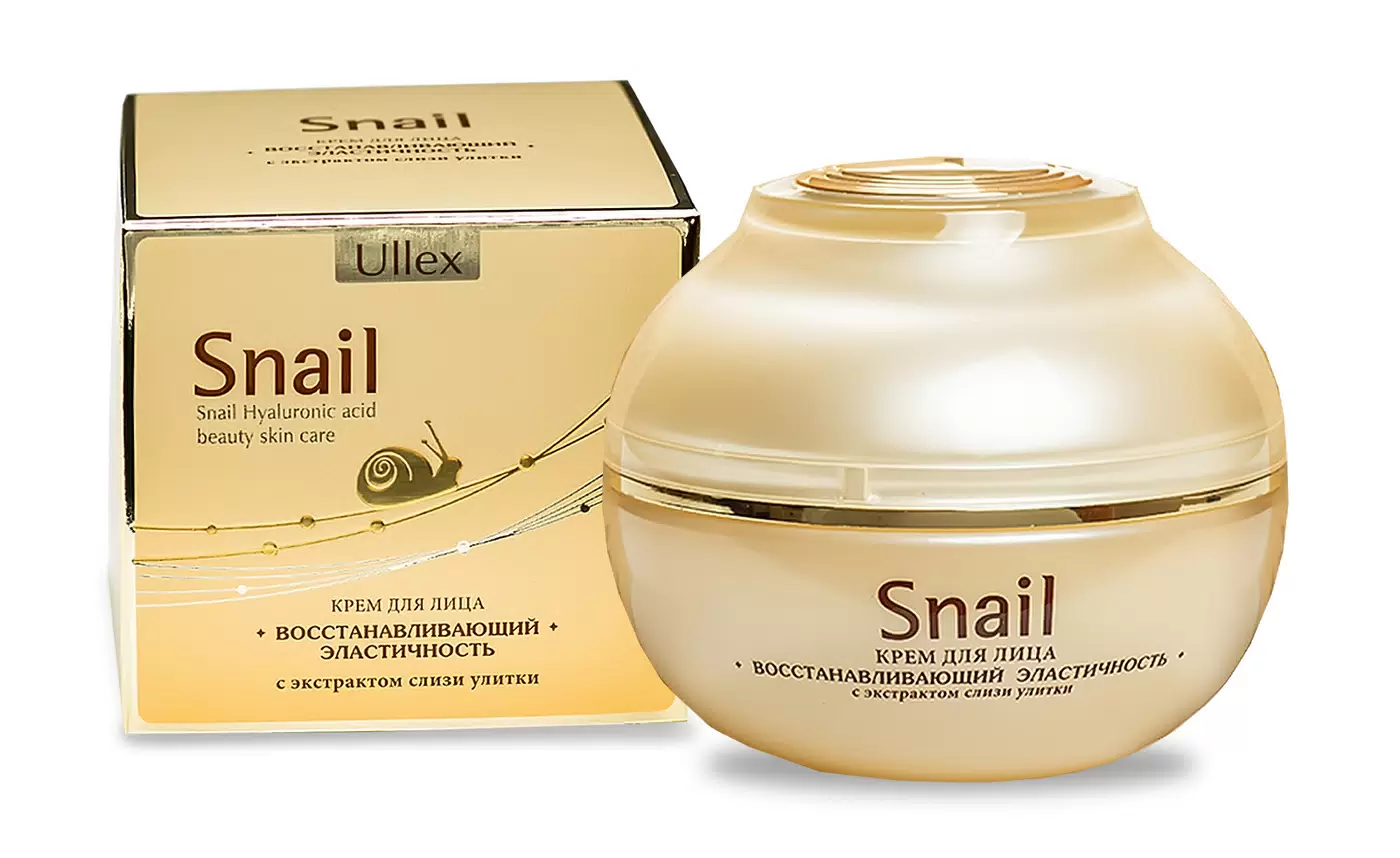 Ullex Snail крем для лица восстанавливающий эластичность слизь улитки, крем, 55 г, 1 шт. фото