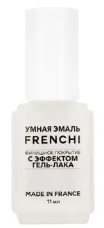 Frenchi Умная эмаль Финишное покрытие с эффектом гель-лака, лак для ногтей, 11 мл, 1 шт. фото