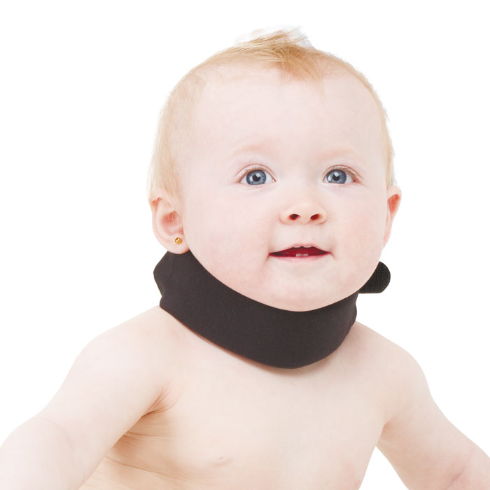 Тривес Бандаж шейный для грудничков (воротник Шанца), р. 5, 1 шт, черного цвета, с запасным чехлом, арт. Т.51.91 (ТВ-001) фото