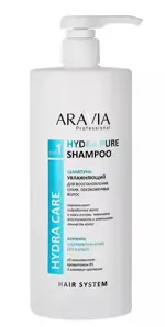 Aravia Professional Шампунь увлажняющий для восстановления сухих обезвоженных волос, шампунь, 400 мл, 1 шт. фото