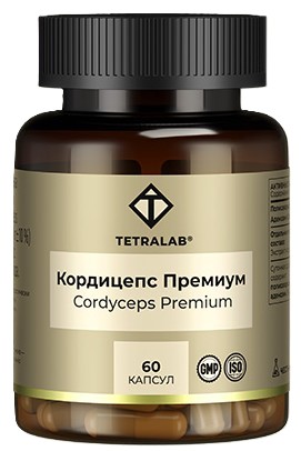 Tetralab Кордицепс премиум, капсулы, 60 шт. фото