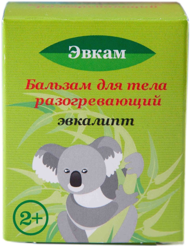 Эвкам Бальзам для тела разогревающий, бальзам для тела, 25 мл, 1 шт. фото