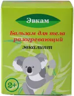 Эвкам Бальзам для тела разогревающий, бальзам для тела, 25 мл, 1 шт. фото