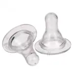 Бусинка Соска силиконовая на бутылочку, 2 шт, быстрый поток, арт. 500 фото