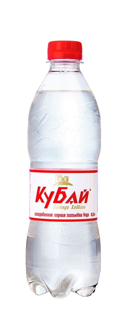 Кубай Вода минеральная газированная, вода минеральная, 0.5 л, 1 шт. фото