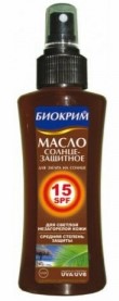 Биокрим масло, масло солнцезащитное, 200 мл, 1 шт, SPF 15 фото