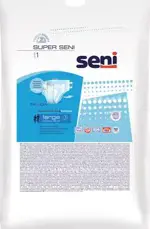 Seni Super Plus Подгузники для взрослых, Large L (3), 1 шт, 100-150 см фото
