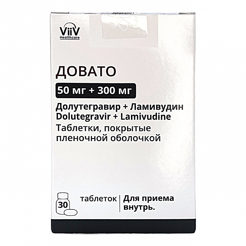 Довато, 50 мг+300 мг, таблетки, покрытые пленочной оболочкой, 30 шт. фото