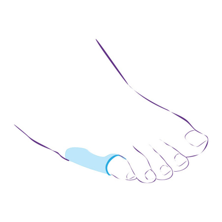 Тривес Протектор силиконовый для защиты сустава пятого пальца стопы, 1 шт, арт. СТ-48 фото