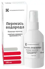 Перекись водорода, 3%, спрей для местного и наружного применения, 100 мл, 1 шт. фото