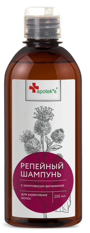 Mirrolla Шампунь репейный с комплексом витаминов, шампунь, 250 мл, 1 шт. фото