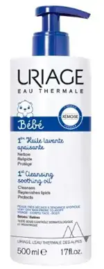 Uriage Bebe первое масло очищающее успокаивающее, масло, 500 мл, 1 шт. фото