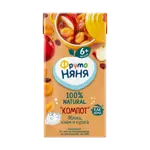 Фрутоняня компот из яблок с экстрактом изюма и кураги, 200 мл, 1 шт. фото