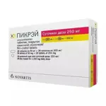 Пикрэй, 200 мг + 50 мг, таблетки, покрытые пленочной оболочкой, 56 шт. фото