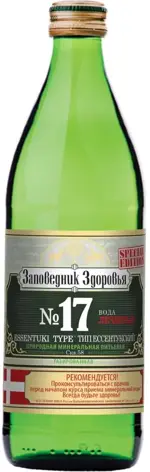 Заповедник здоровья Вода минеральная №17, 0.45 л, 1 шт, лечебная газированная фото