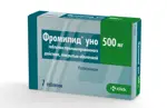 Фромилид Уно, 500 мг, таблетки пролонгированного действия, покрытые пленочной оболочкой, 7 шт. фото