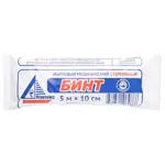 Навтекс Бинт медицинский стерильный, 10 см х 5 м, 1 шт. фото