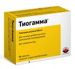 Тиогамма, 600 мг, таблетки, покрытые пленочной оболочкой, 30 шт. фото