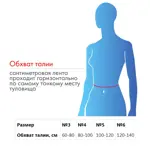 Крейт корсет ортопедический пояснично-крестцовый, р. 3, 1 шт, черно-серый, Б-2502 ПР пластиковые ребра жесткости Крейт корсет ортопедический пояснично-крестцовый, р. 3, 1 шт, черно-серый, Б-2502 ПР пластиковые ребра жесткости фото 2