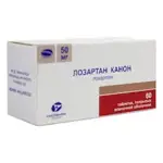 Лозартан Канон, 50 мг, таблетки, покрытые пленочной оболочкой, 60 шт. фото