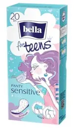 Bella panty for teens sensitive прокладки ежедневные, прокладки ежедневные, 20 шт. фото 