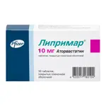 Липримар, 10 мг, таблетки, покрытые пленочной оболочкой, 30 шт. Липримар, 10 мг, таблетки, покрытые пленочной оболочкой, 30 шт. фото 1